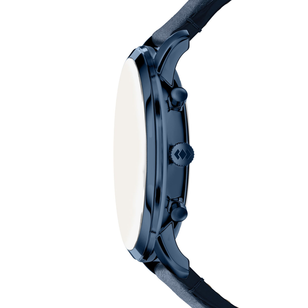 Fossil Neutra 44mm Chronograph Navy Leather Watch - FS6168 (1)