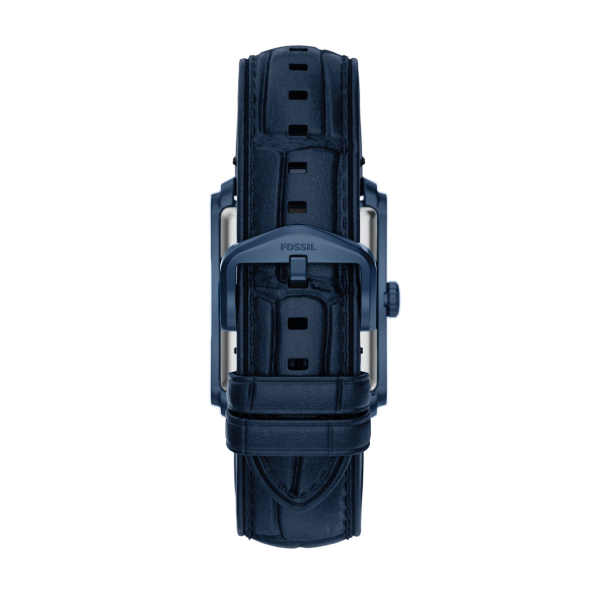Fossil Carraway 30mm Three-Hand Navy Croco Leather Watch - FS6170 (2)