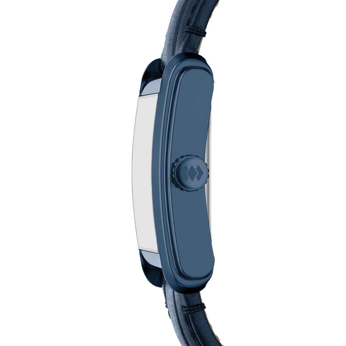 Fossil Carraway 30mm Three-Hand Navy Croco Leather Watch - FS6170
