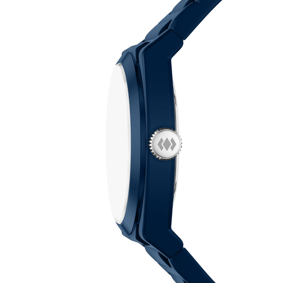Fossil Everett 42mm Three-Hand Navy Silicone Watch - FS6177