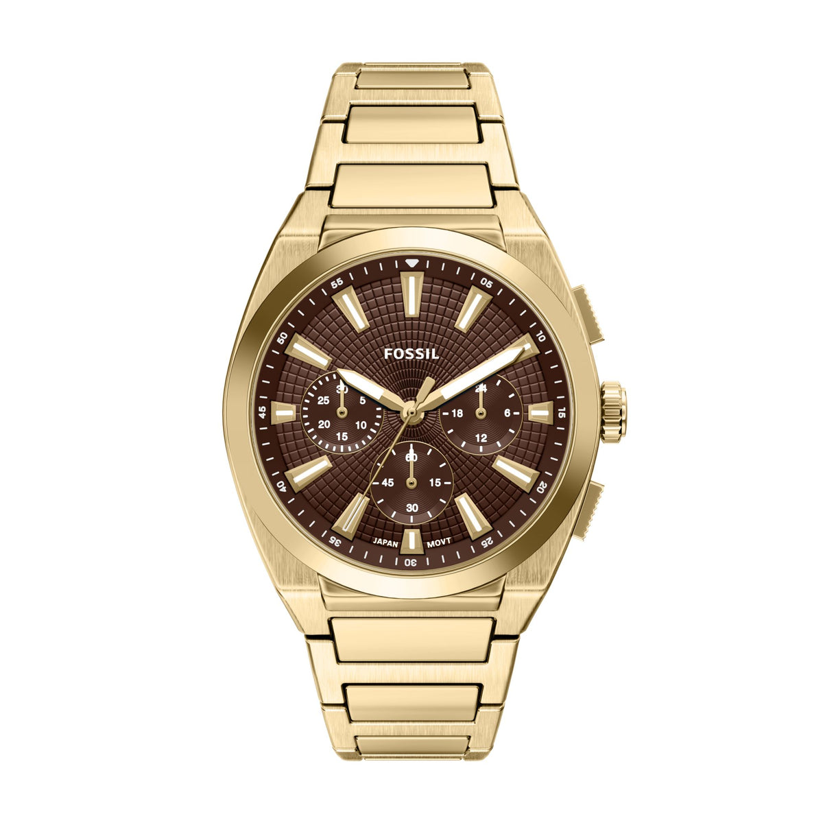 Fossil Everett 44mm Chronograph Gold-Tone Stainless Steel Watch - FS6184