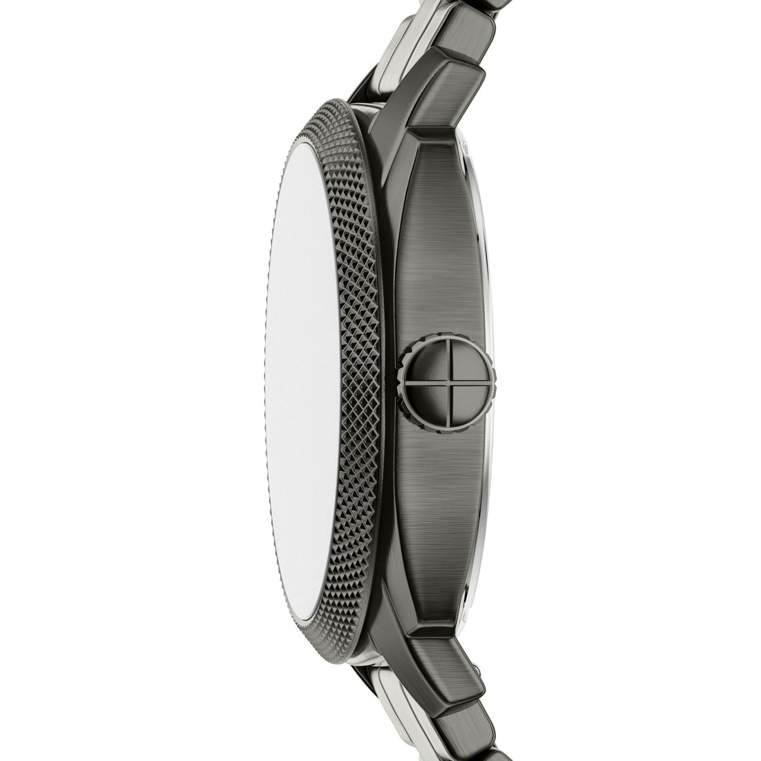 Fossil Machine 41mm Three-Hand Date Smoke Stainless Steel Watch - FS6185