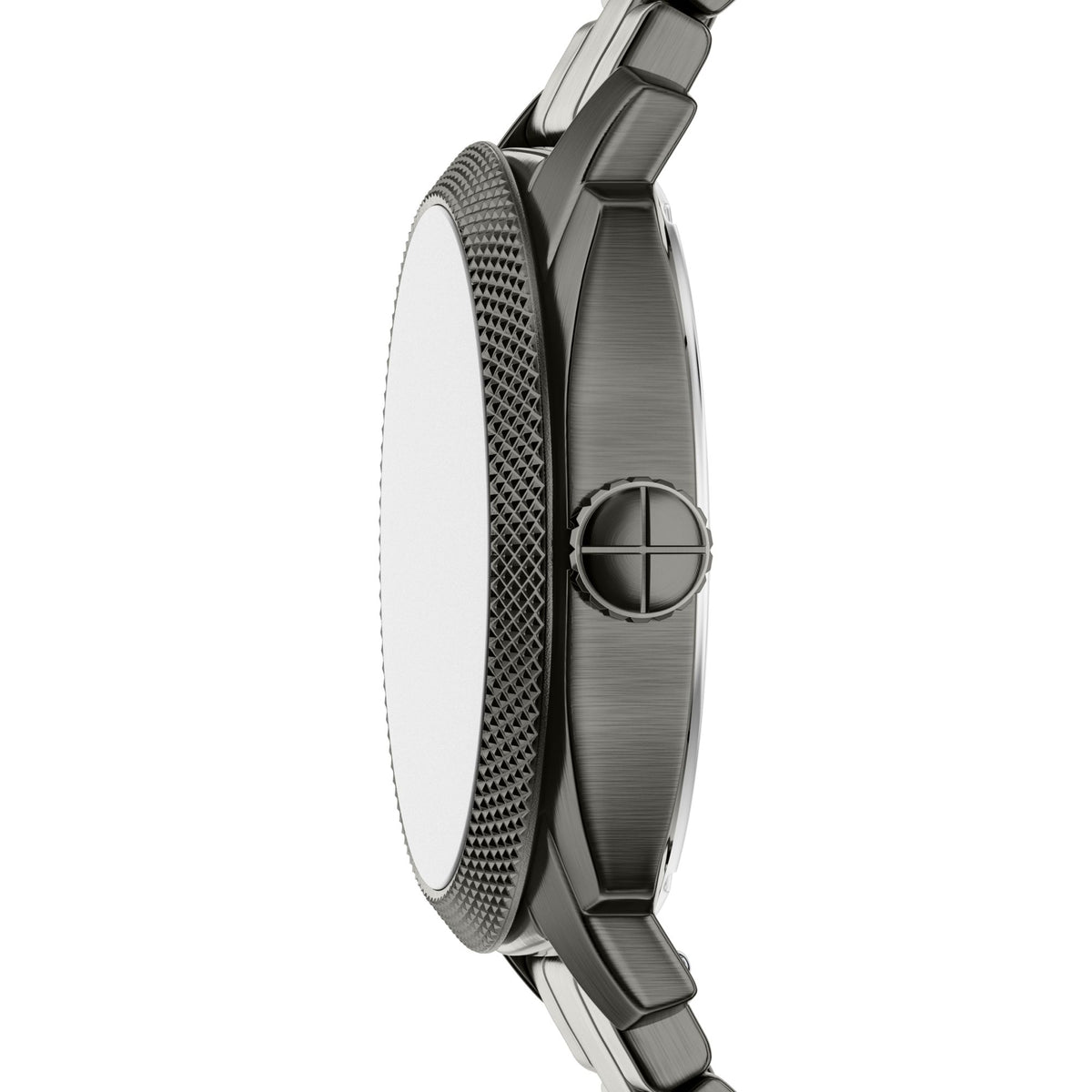 Fossil Machine 41mm Three-Hand Date Smoke Stainless Steel Watch - FS6185 (1)