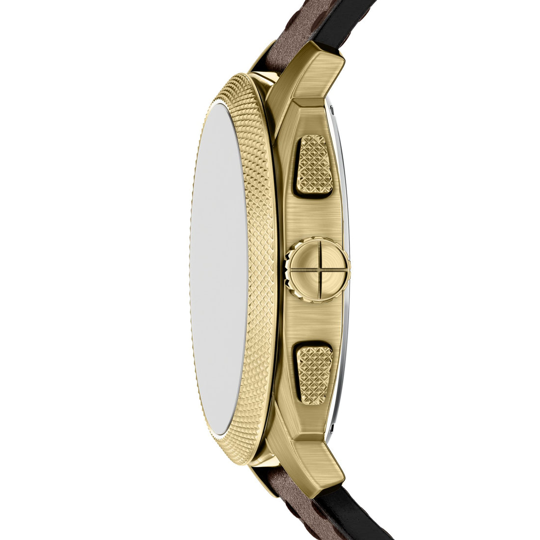 Fossil Machine 44mm Chronograph Brown Leather Watch - FS6188