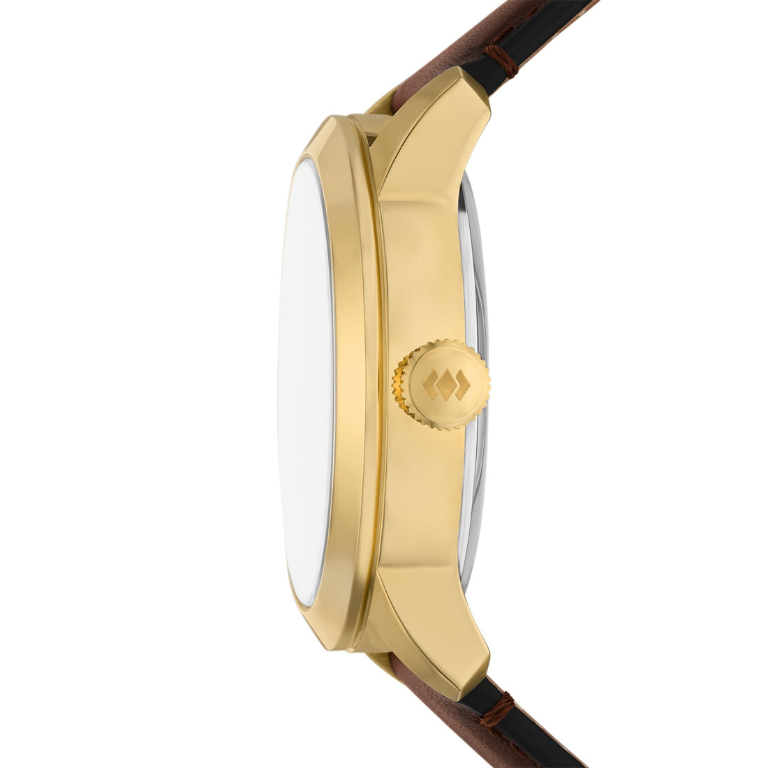 Fossil Townsman Big Tic 42mm Brown Leather Watch - FS6190