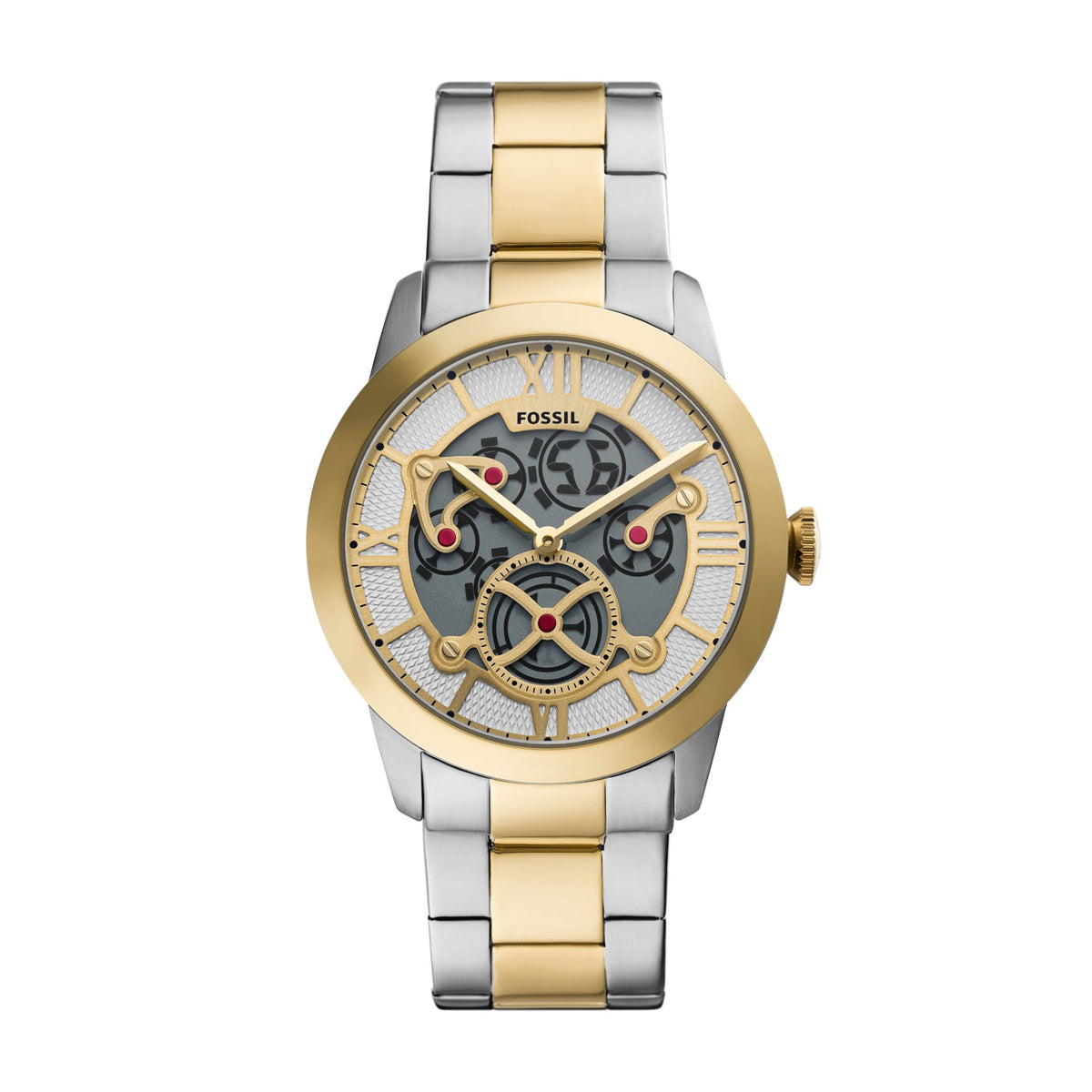 Fossil Townsman Big Tic 42mm Two-Tone Stainless Steel Watch - FS6193