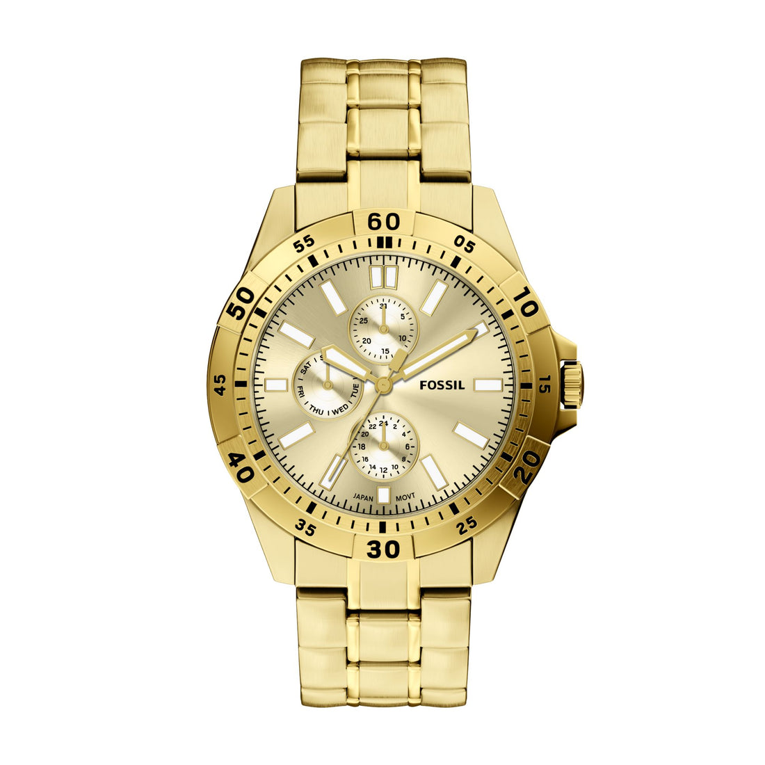 Fossil Garrett 44mm Multifunction Gold-Tone Stainless Steel Watch - FS6194
