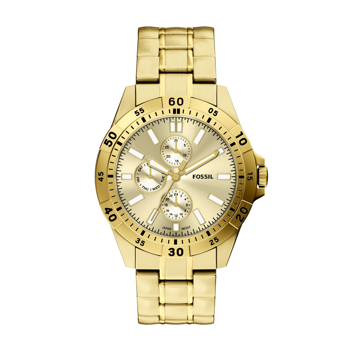 Fossil Garrett 44mm Multifunction Gold-Tone Stainless Steel Watch - FS6194