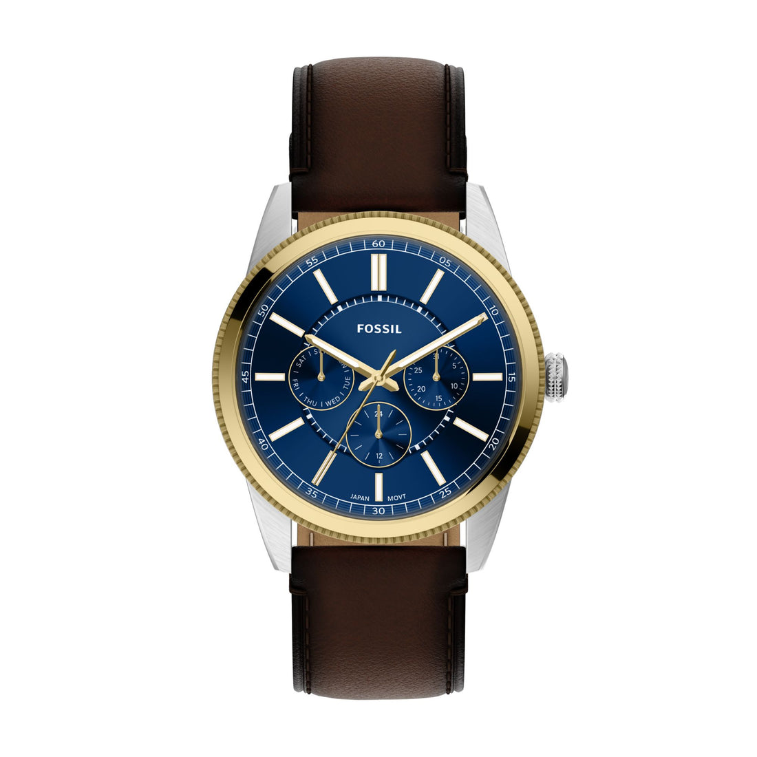 Fossil Pearson 42mm Multifunction Brown Leather Watch - FS6195