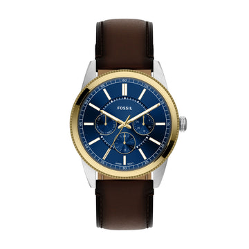 Fossil Pearson 42mm Multifunction Brown Leather Watch - FS6195