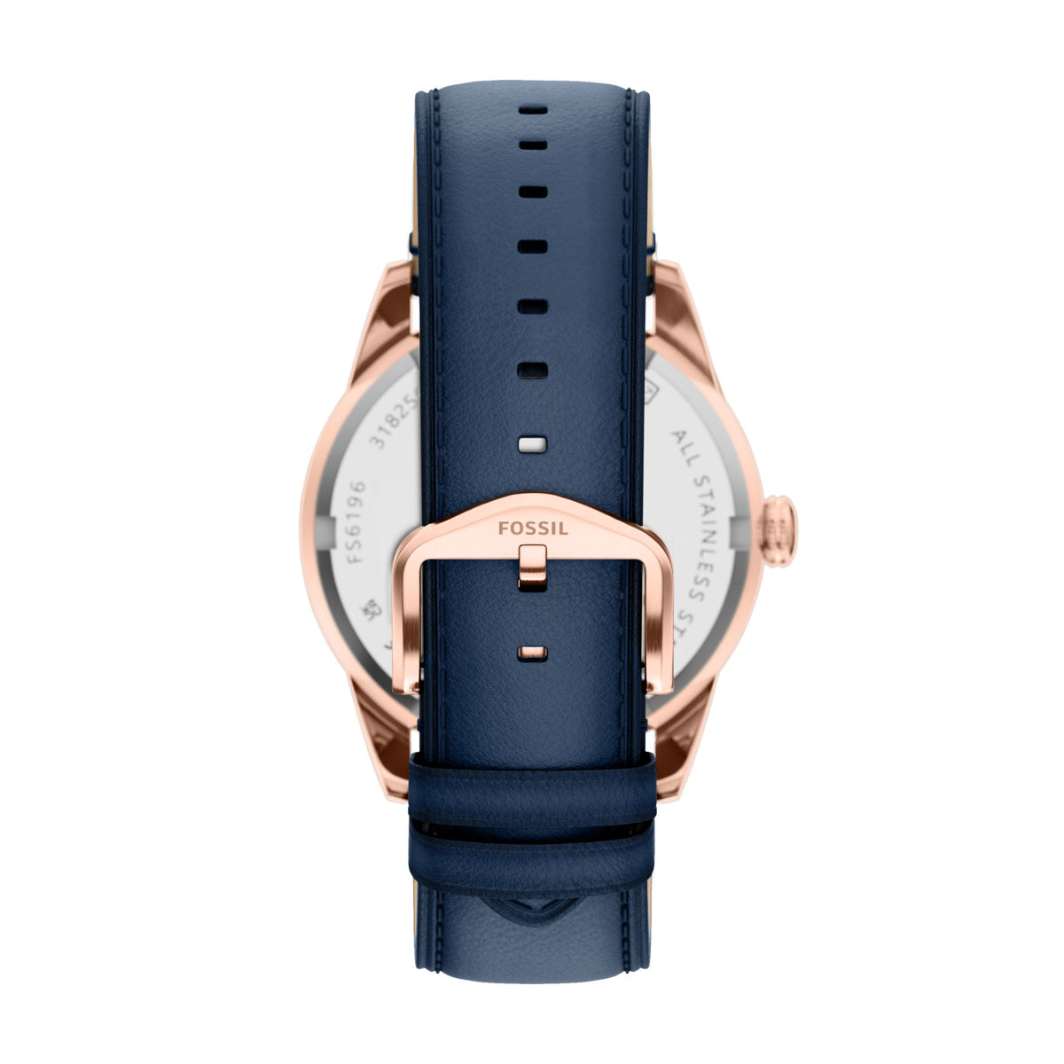 Fossil Pearson 42mm Multifunction Navy Leather Watch - FS6196 (2)