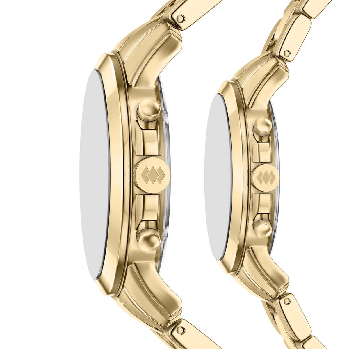 Fossil Grant 44mm Chronograph Gold-Tone Stainless Steel Watch Set - FS6200SET (1)