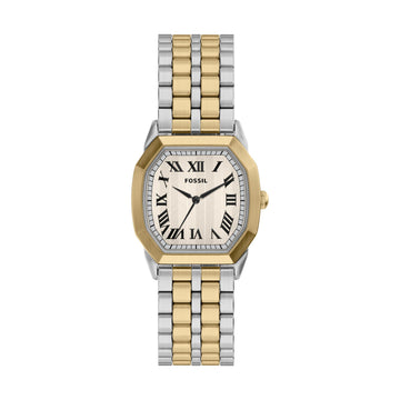Fossil Harlow 33mm Three-Hand Two-Tone Stainless Steel Watch - FS6212