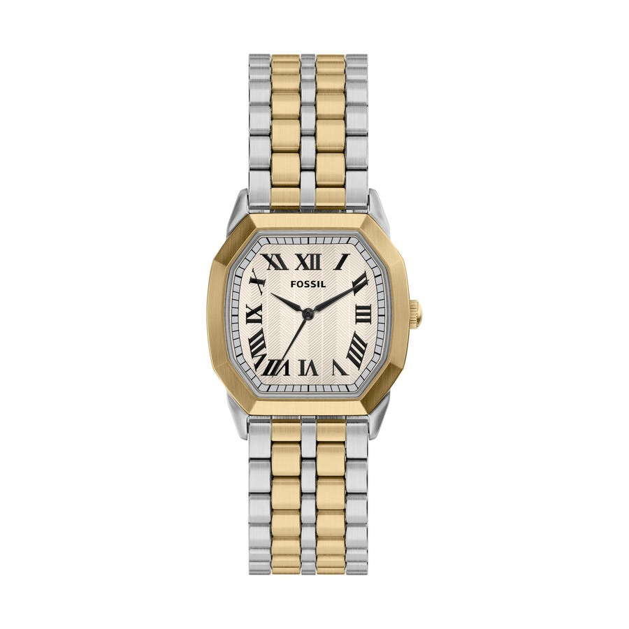 Fossil Harlow 33mm Three-Hand Two-Tone Stainless Steel Watch - FS6212