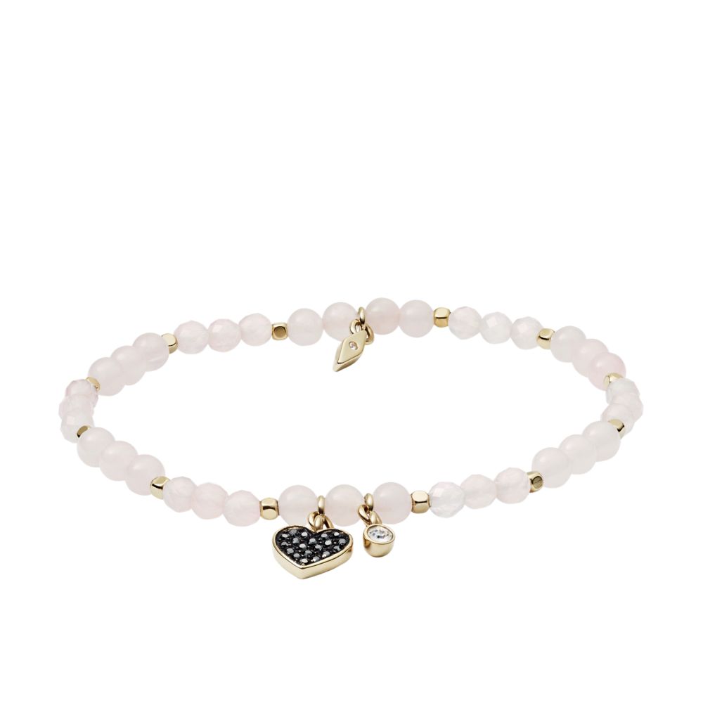 Fossil Women's Georgia Rose Quartz Bracelet - JA6922710