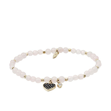 Fossil Women's Georgia Rose Quartz Bracelet - JA6922710