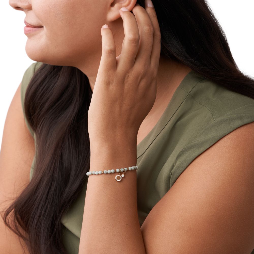 Fossil Women's Georgia Howlite Bracelet (1)