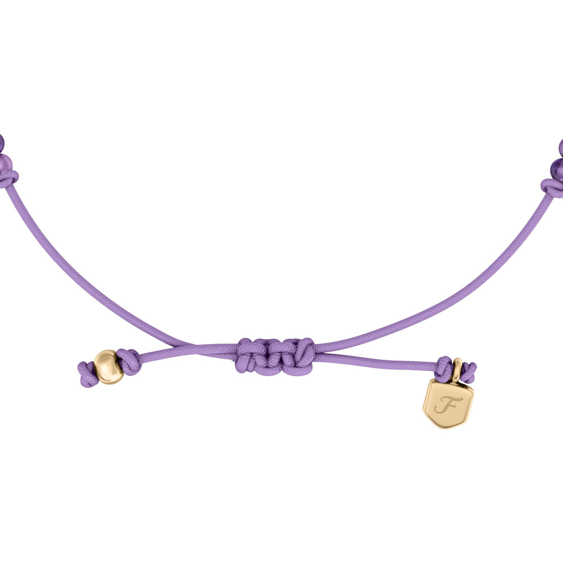 Fossil Women's Sutton Mini Moments Purple Beaded Infinity Bracelet -  JA7324710