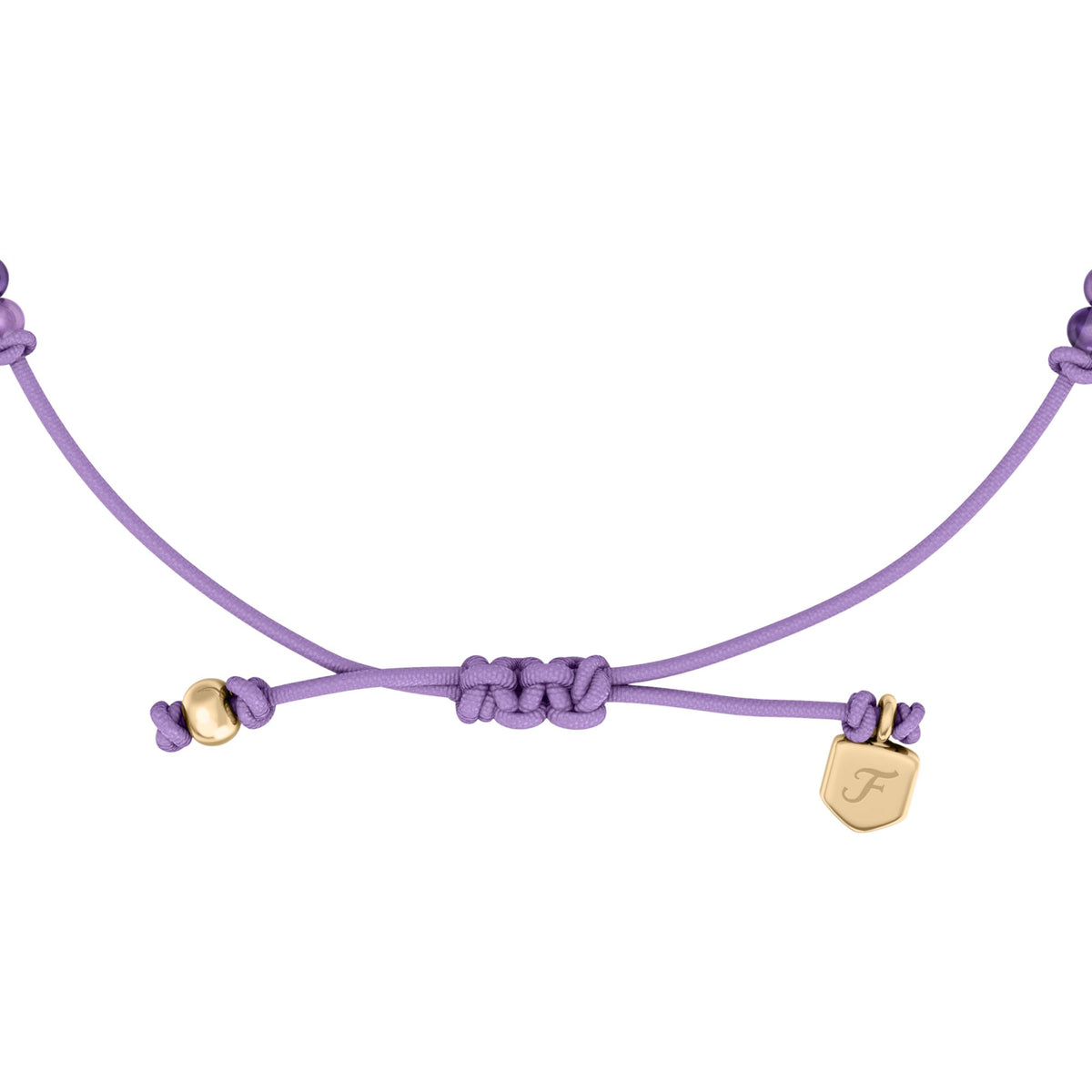 Fossil Women's Sutton Mini Moments Purple Beaded Infinity Bracelet -  JA7324710 (1)