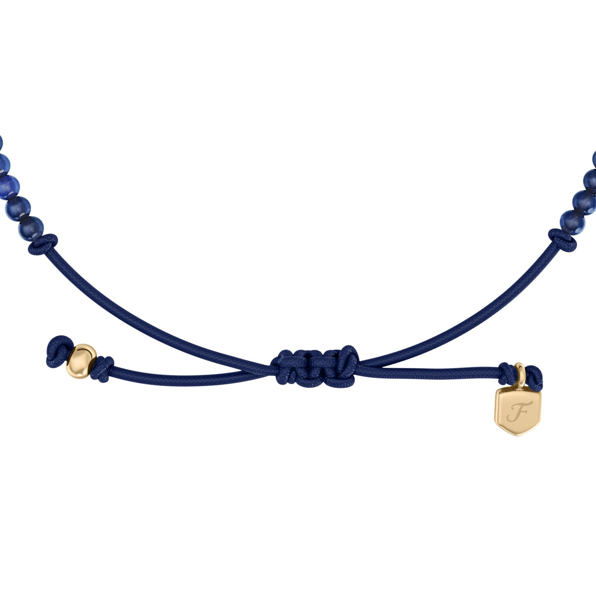 Fossil Women's Sutton Mini Moments Blue Beaded Crescent Moon Bracelet -  JA7327710 (2)