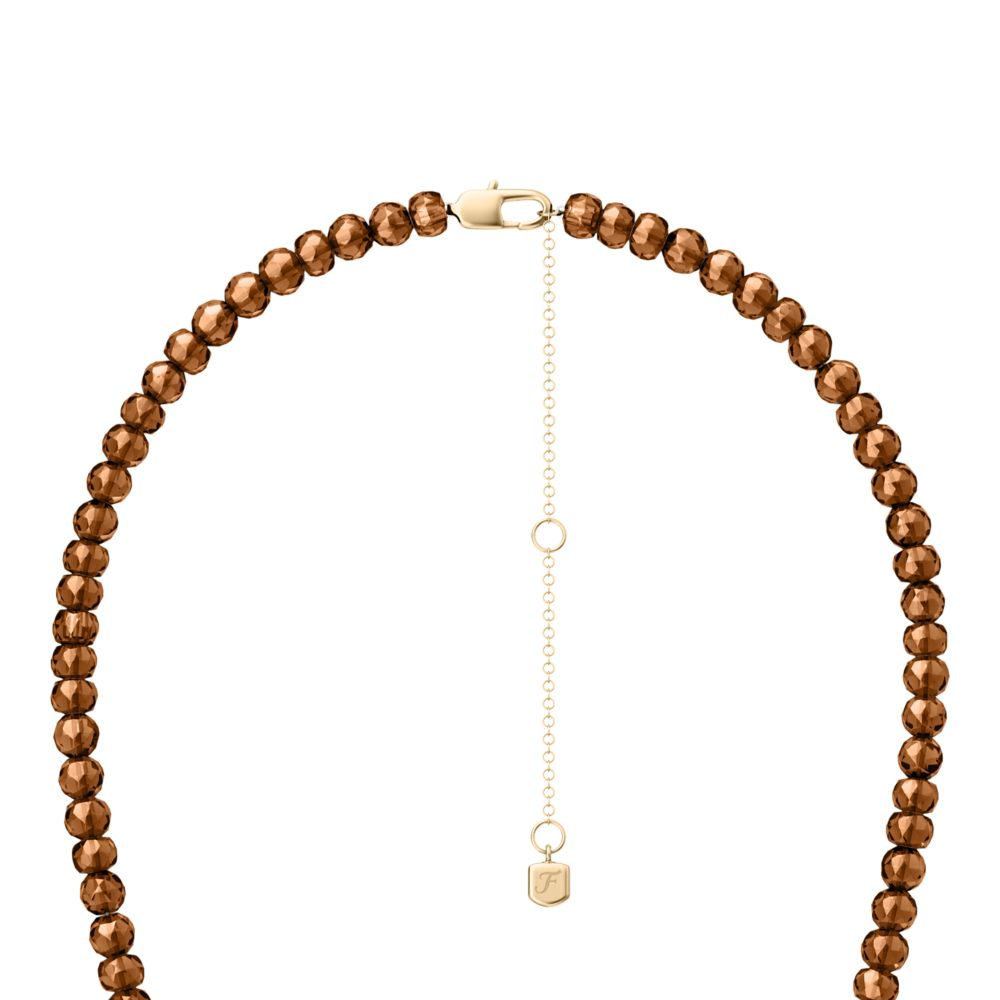 Fossil Women's Resin Collection Green Resin Heart Pendant Necklace -  JA7329710 (2)