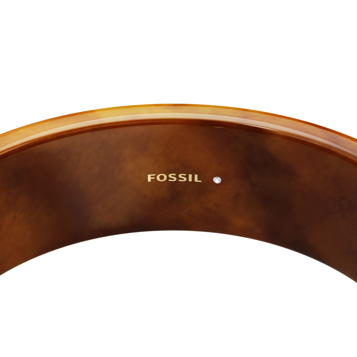 Fossil Women's Resin Collection Amber Bangle Bracelet -  JA7331240 (1)