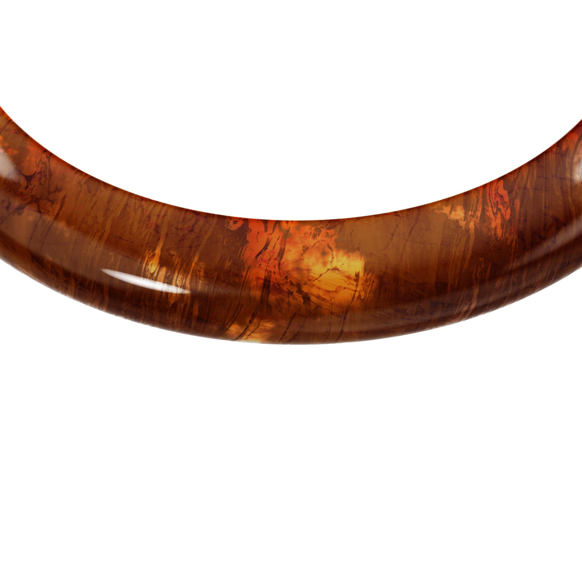 Fossil Women's Resin Collection Brown Bangle Bracelet -  JA7332200 (1)