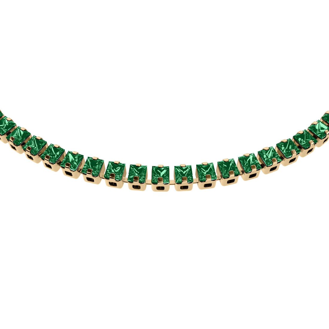 Fossil Women's Ellis Pavé Glitz Two-Tone Brass Tennis Chain Bracelet -  JA7342710