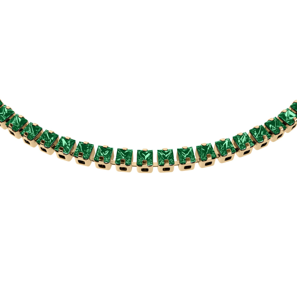 Fossil Women's Ellis Pavé Glitz Two-Tone Brass Tennis Chain Bracelet -  JA7342710 (1)
