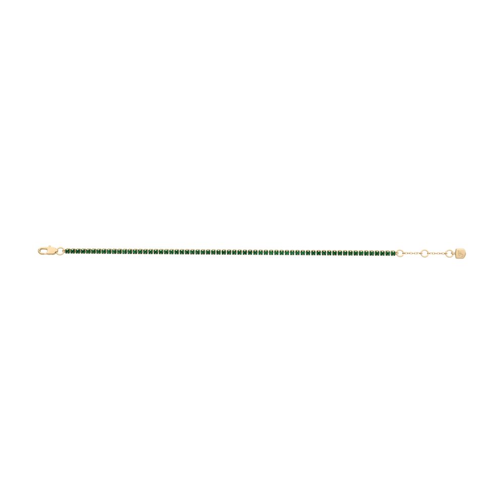 Fossil Women's Ellis Pavé Glitz Two-Tone Brass Tennis Chain Bracelet -  JA7342710 (3)
