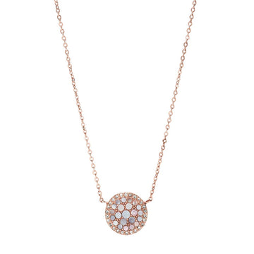 Fossil Women's Val Mosaic Stainless Steel Necklace -  JF01740791