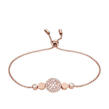 Fossil Women's Val Mosaic Mother-of-Pearl Disc Bracelet - JF02905791