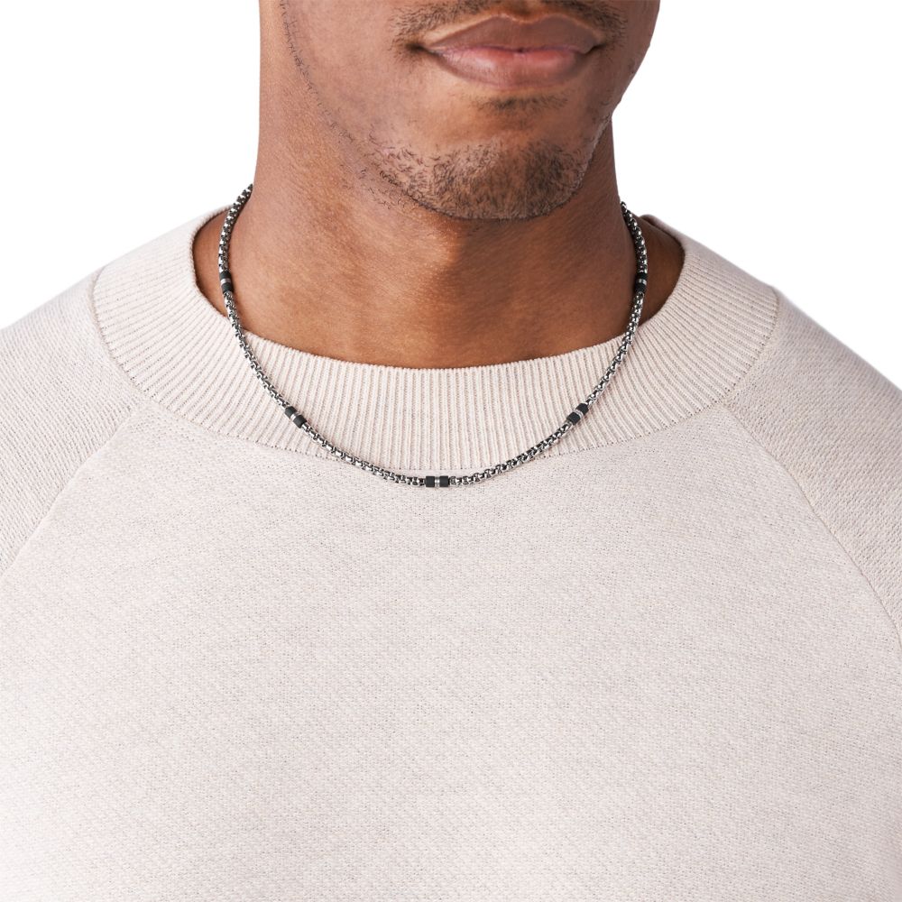 Fossil Men's Stainless Steel Chain Necklace - JF03314040 (1)