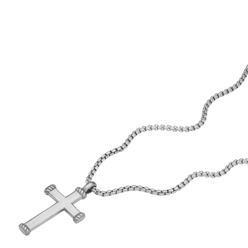 Fossil Men's Meaningful Moments Stainless Steel Pendant Necklace - JF04401040 (4)