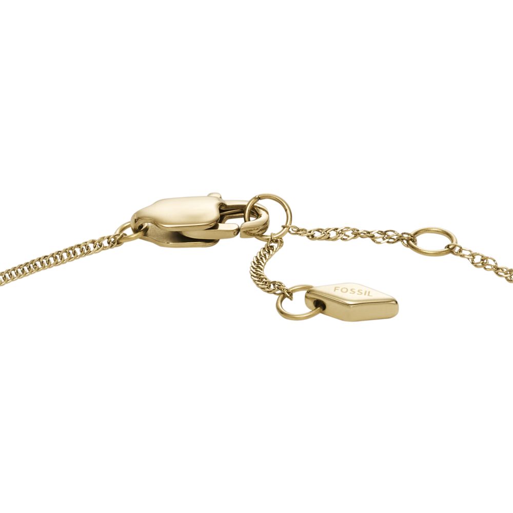 Fossil Women's Radiant Wings White Mother of Pearl Butterfly Chain Bracelet -  JF04425710 (2)