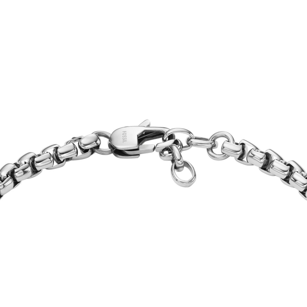 Fossil Men's All Stacked Up Stainless Steel Chain Bracelet -  JF04562040 (1)