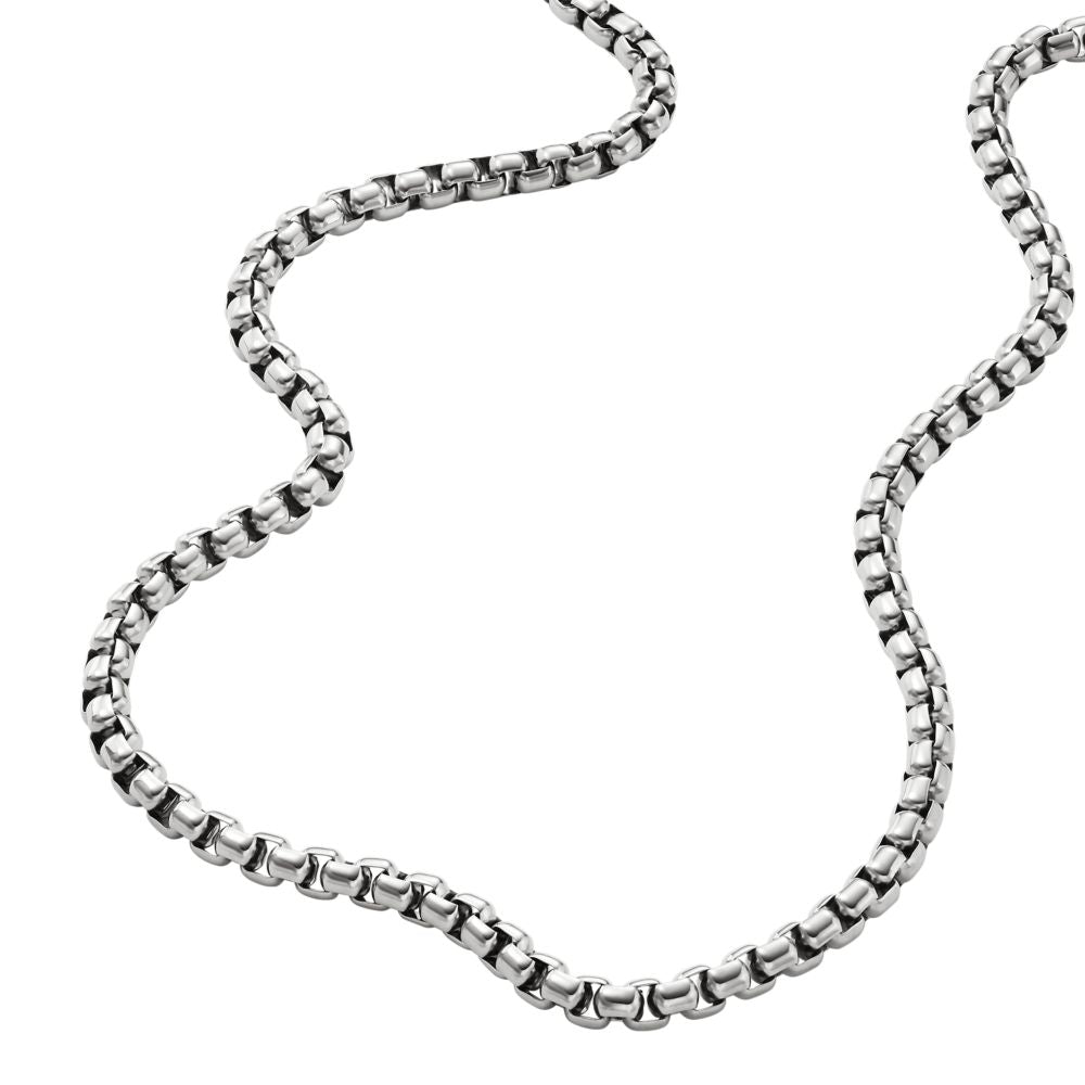 Fossil Women's All Stacked Up Stainless Steel Chain Necklace - JF04576040 (3)