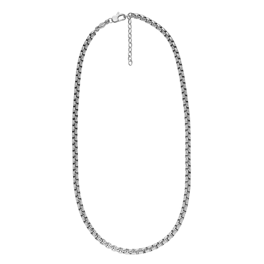 Fossil Women's All Stacked Up Stainless Steel Chain Necklace - JF04576040 (4)