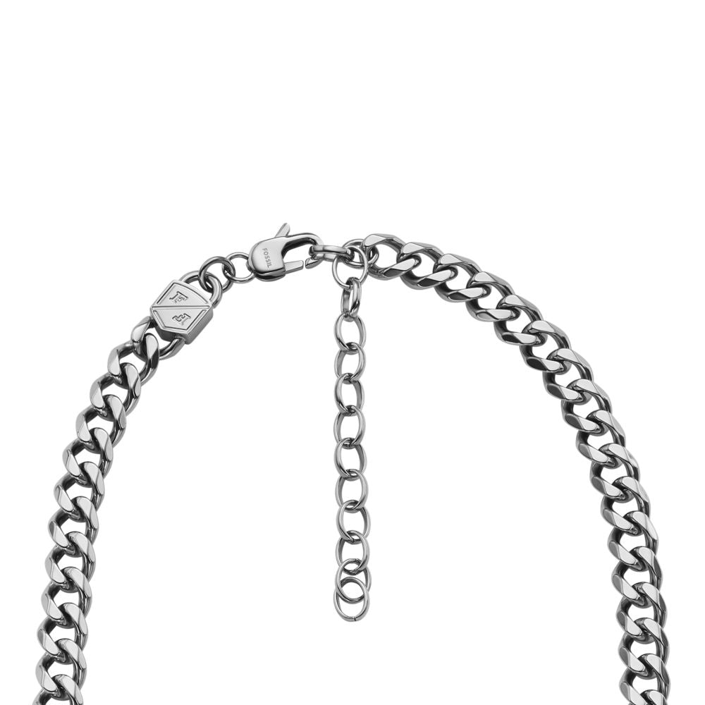 Fossil Men's Bold Chains Stainless Steel Chain Necklace -  JF04614040 (4)