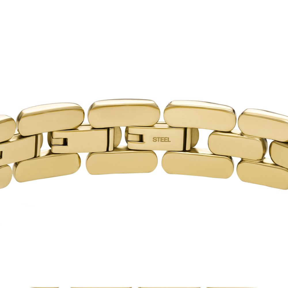 Fossil Women's Arden Watch Links Gold-Tone Stainless Steel Chain Bracelet - JF04784710 (2)