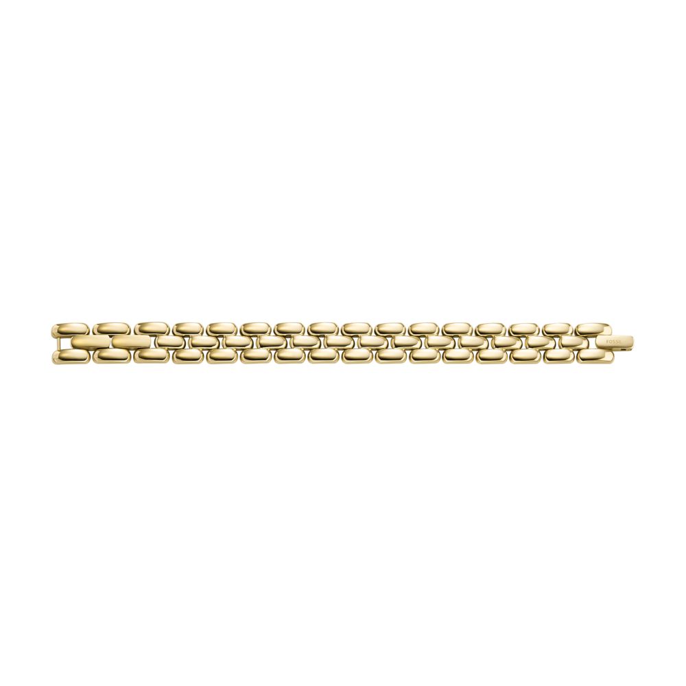 Fossil Women's Arden Watch Links Gold-Tone Stainless Steel Chain Bracelet - JF04784710 (3)