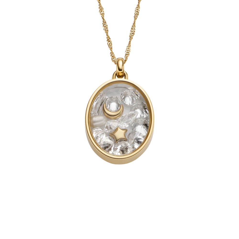 SUTTON GOLD STAINLESS STEEL NECKLACE