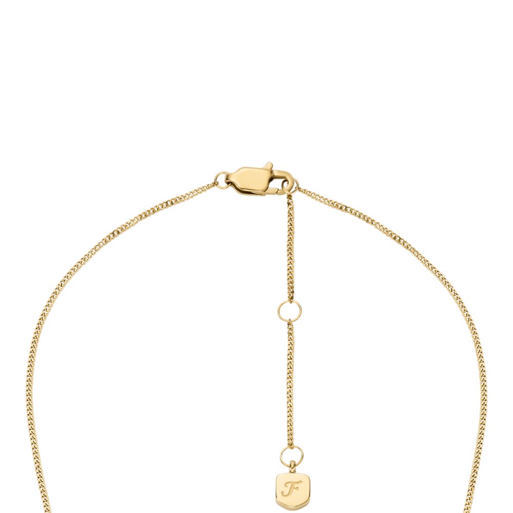 Fossil Women's Sutton Pavé Butterfly Gold-Tone Stainless Steel Pendant Necklace -  JF04920710 (2)
