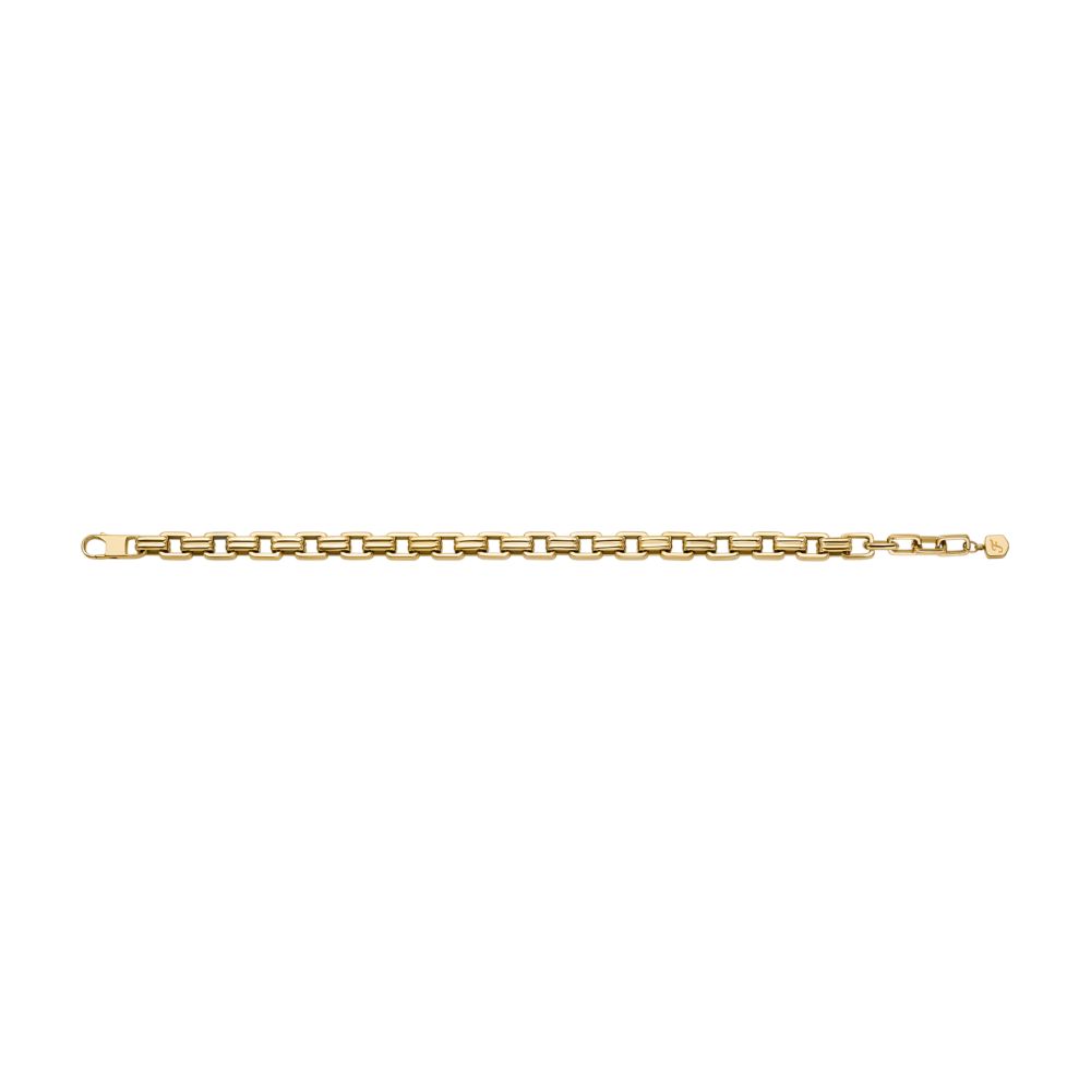 Fossil Women's Raquel Bold Chains Gold-Tone Stainless Steel Chain Bracelet -  JF04955710 (3)