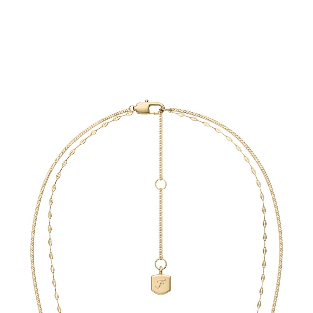 Fossil Women's Sutton The Flower Collection Mother-of-Pearl Multi-Strand Necklace - JF04969710 (3)