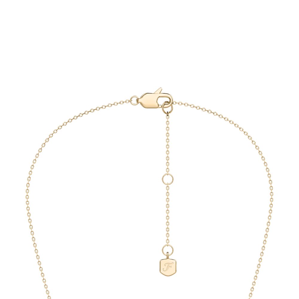 Fossil Women's Sutton The Locket Collection White Mother-of-Pearl Pendant Necklace - JF04976710 (3)
