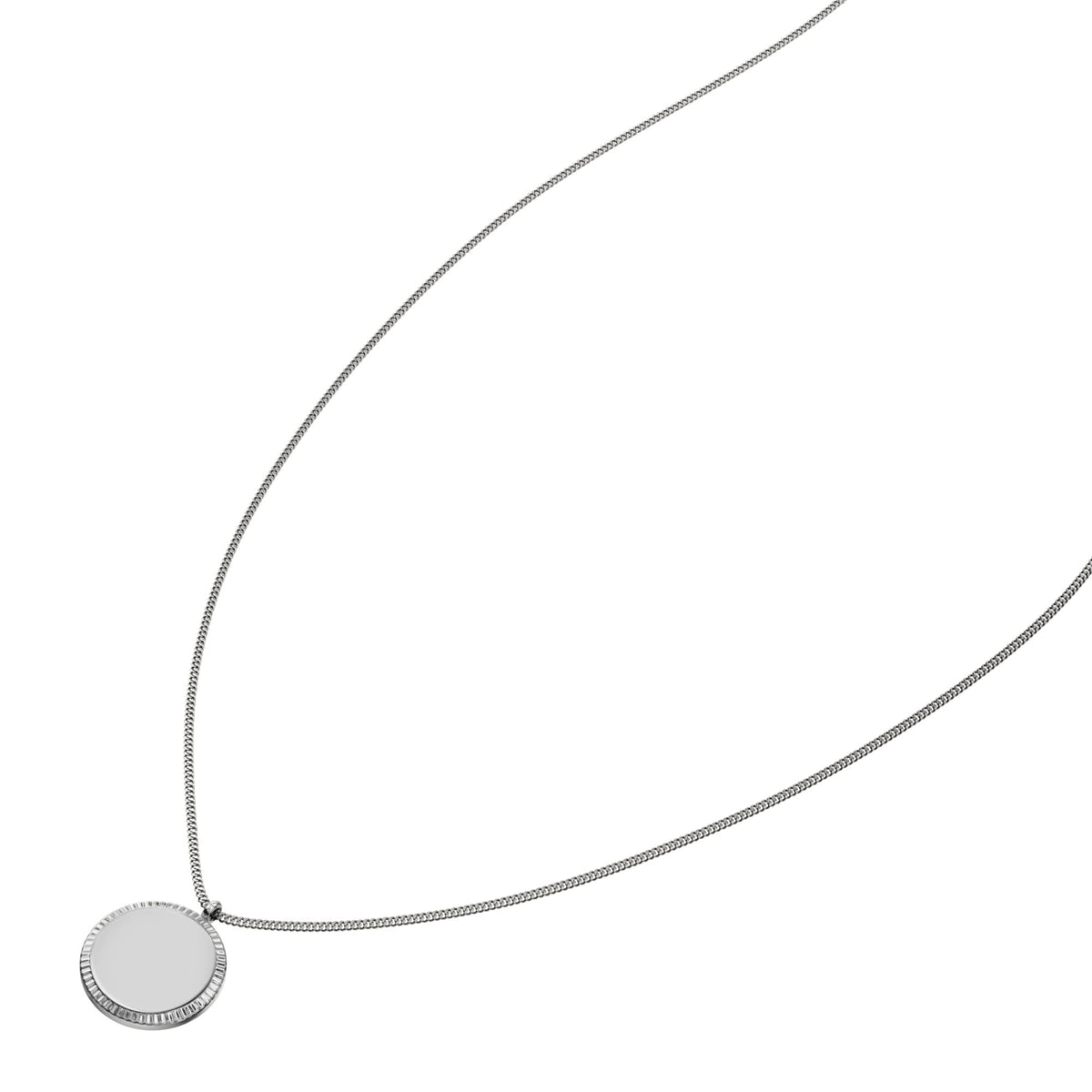 Fossil Women's Ellis Stainless Steel Pendant Necklace - JF04978040 (1)