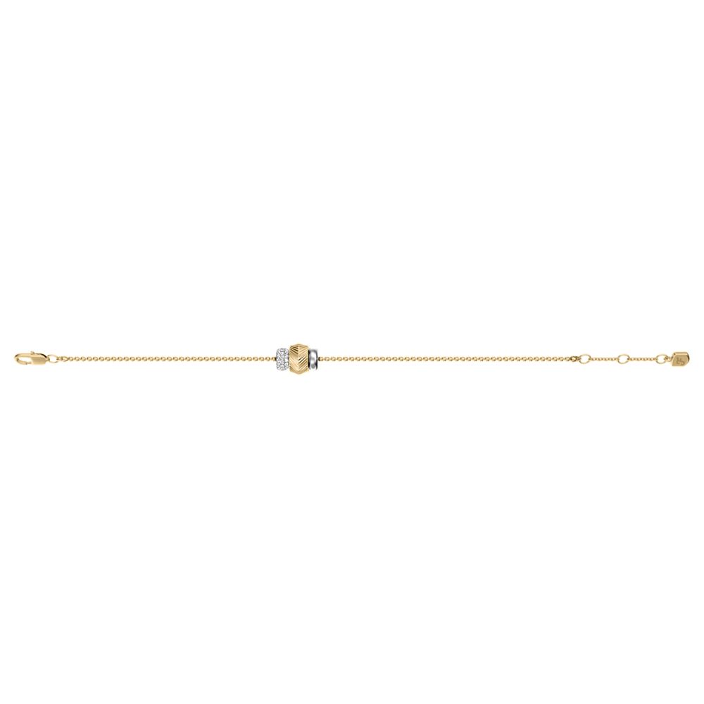Fossil Women's Harlow Rondelles Two-Tone Stainless Steel Station Bracelet -  JF04995998 (3)