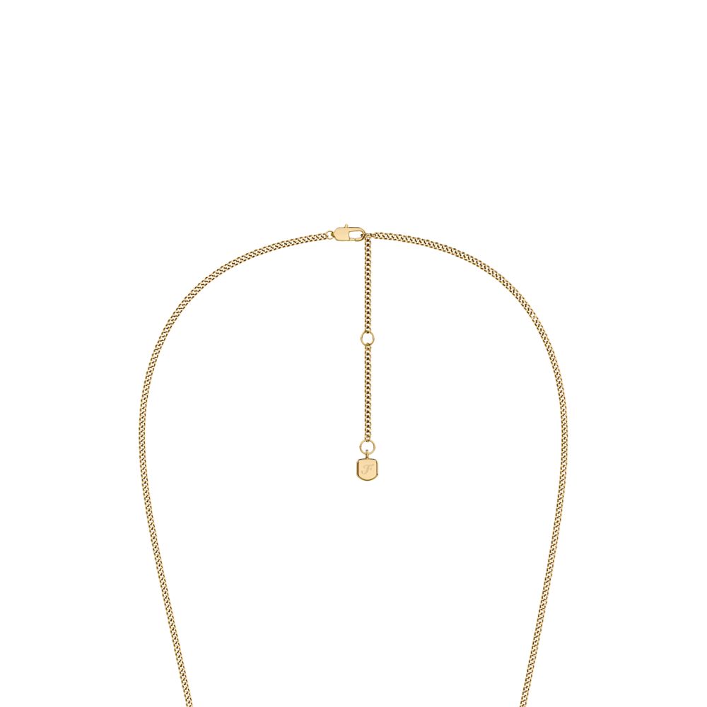 Fossil Women's Raquel Glitz White Mother-of-Pearl Spinning Pendant Necklace -  JF04996710 (3)