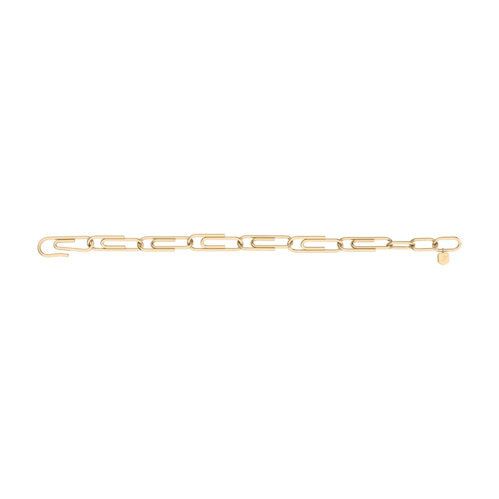 Fossil Women's Paperclip Collection Gold-Tone Stainless Steel Chain Bracelet -  JF05005710 (3)